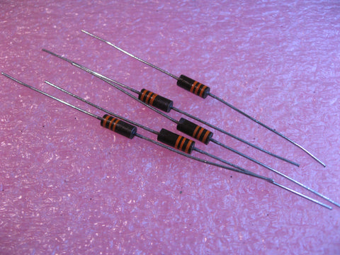 Resistor Carbon Composition 33000 Ohms 20% 1/2 Watt 5-Pack
