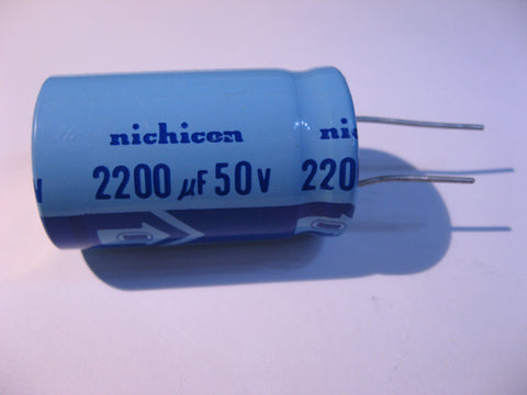 Capacitor Electrolytic 2200uF 50VDC Radial Nichicon