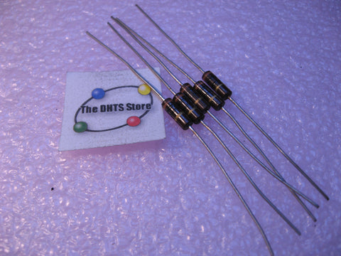 Resistor Carbon Composition 10 Ohms 5% 1/2 Watt 5-Pack