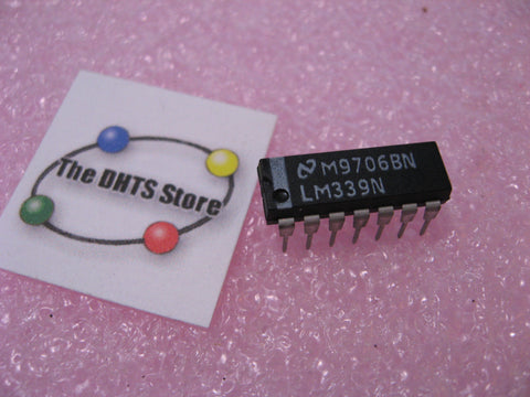 IC LM339N National Semiconductor Quad Comparator 14 Pin DIP